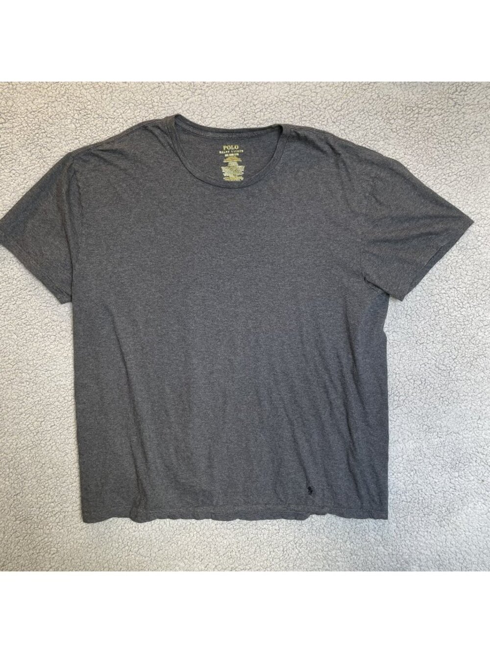 POLO RALPH LAUREN mens SZ 2XL Charcoal Gray short sleeves t-shirt